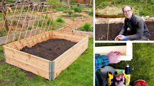 how to build a raised bed step by step