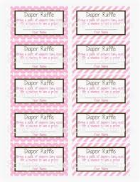 Free Printable Diaper Raffle Tickets Download Download Them Or Print