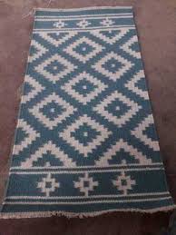 hand knotted woolen carpet back