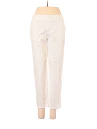 Details About Liz Claiborne Women White Casual Pants 4 Petite