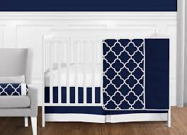 11 pc navy blue and white modern