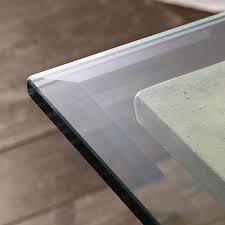 rectangle glass table tops w beveled