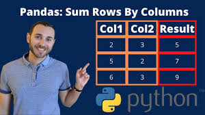 how to sum rows by specific columns in