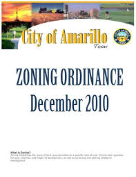 zoning ordinance city of amarillo