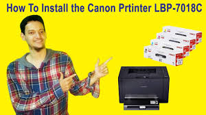 تثبيت طابعة كانون 7018 : How To Install The Canon Printer Lbp 7018c Drivers In Pc Laptop Hindi 2018 Youtube