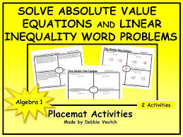 Linear Inequality Word Problems Algebra