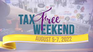 Tax Free Weekend - 2022 - YouTube