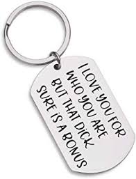 See even more valentine's gift ideas we recommend. Amazon Com Funny Keychain For Boyfriend Husband Gifts From Girlfriend Wife Anniversary Valentine S Day Christmas Adult Humor Mature Sexy Sarcasm Naughty Gag Gift Idea For Men Him Fiance Office Products