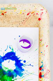 Exploding Paint Science Art Project For