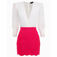 Dresses Elisabetta Franchi Clothing Elisabetta Franchi Detachable Skirt Dress Pink