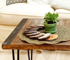 Minimalist Wooden Coffee Table Rustic