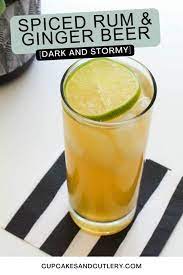 ed rum and ginger beer dark and