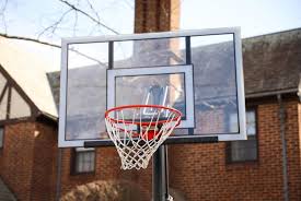 Premium Photo A Basketball Hoop In A