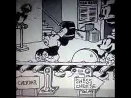 mickey mouse doing swiss cheese
