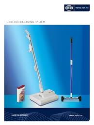 sebo duo cleaning system sebo vacuums