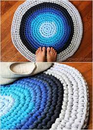 crochet t shirt rugs 8 free pattern