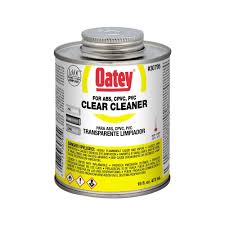 oatey 16 fl oz clear cleaner in the