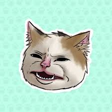 Still looking for the cat. Beatriz Hernandez Funny Cats Stickers