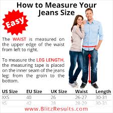 Jeans Size Chart This Is How Jeans Fit Perfectly For Men