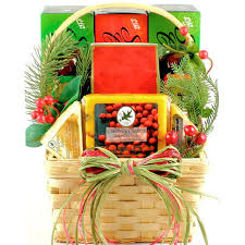 holiday sausage cheese gift basket