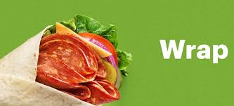 subway wraps menu with