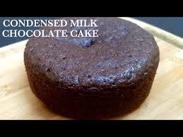 condensed milk chocolate cake eggless