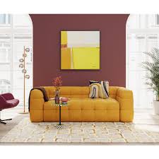 sofa 3 seater salamanca yellow 240cm
