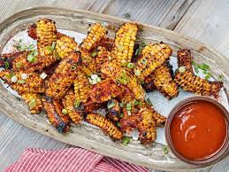 grilled barbecued corn ribs recipe