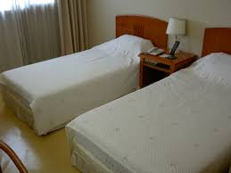 twin room has two single beds