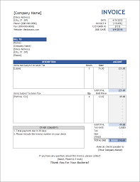 Get Download Service Invoice Template Word Background