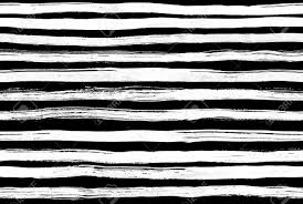 Black White Ink Abstract Horizontal Stripes Background Hand Stock