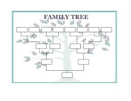 Free Printable Family Tree Free Family Tree Template