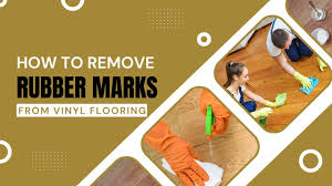 remove rubber marks from vinyl flooring