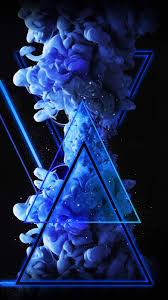 We present you our collection of desktop wallpaper theme: Blue Triangle Neon Smoke Bomb Iphone Wallpapers 4k Best Of Wallpapers For Andriod And Ios