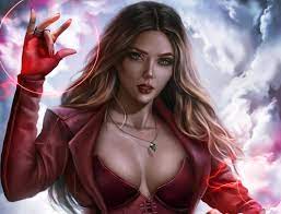 2128x1625 / comics, girl, logan cure, red, scarlet witch, fantasy -  Coolwallpapers.me!