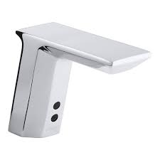 Whether you are an old sport or a youngster, these classics yet modern commercial bathroom faucets can drive you crazy. Kohler Geometric Single Hole Touchless Tm Dc Powered Commercial Bathroom Sink Faucet With The Home Depot Canada