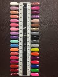Kiarasky Gel Matching Kiarasky Dipping Powder Color Charts