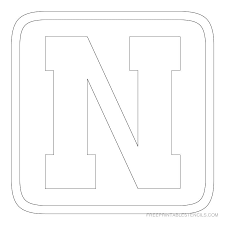 Download free a to z block letter stencil templates. Printable Block Letter Stencils