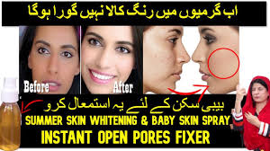 skin whitening open pores fixer for