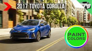 2017 toyota corolla paint colors you
