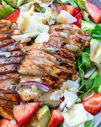 Strawberrrynchicken.salf hold the chicken : Easy And Healthy Strawberry Chicken Salad Healthy Fitness Meals