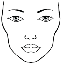 printable face charts face chart template mac charts blank waiver letter action plan inspiration printable makeup