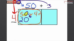 This area model multiplication interactive also includes 2 Digit By 1 Digit Multiplication Area Model Youtube