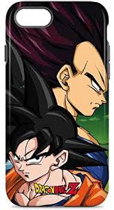 The manga portion of the series debuted in weekly shōnen jump in october 4, 1988 and lasted until 1995. Amazon Com Skinit Pro Phone Case Compatible With Iphone 8 Officially Licensed Dragon Ball Z Dragon Ball Z Goku Vegeta Design