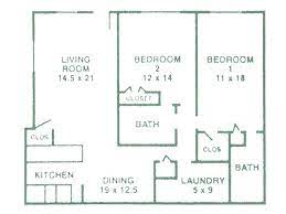 2 Bedroom 2 Bath 1200 Sq Ft 2 Bed