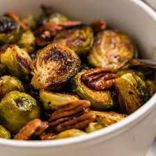maple balsamic roasted brussels sprouts