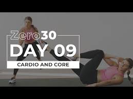 30 minute cardio and core workout at