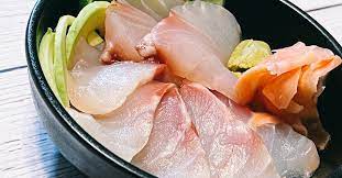 White Fish On Sushi gambar png