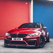 peculiar red paint of bespoke bmw 3