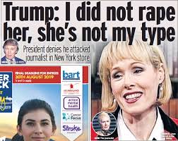 Trum p : I did not rape her , she's not my type - PressReader